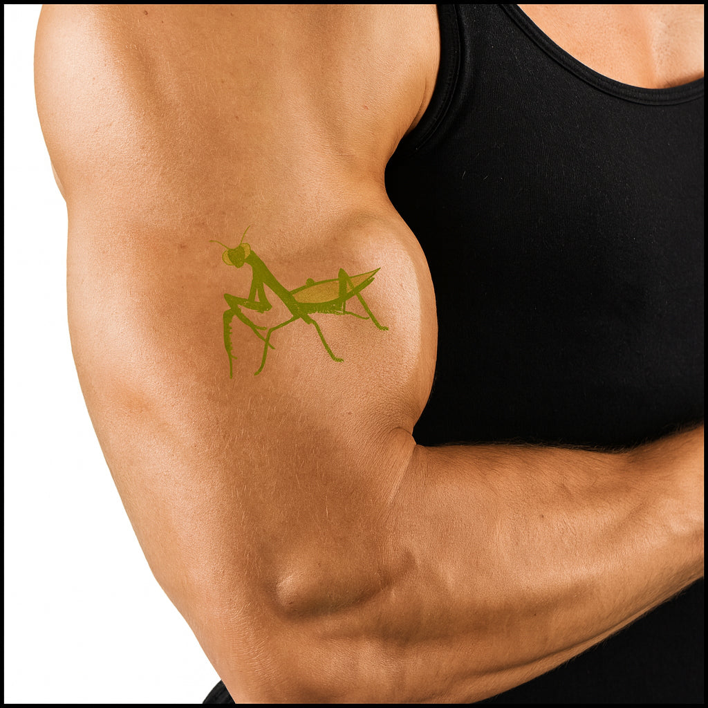 Fun - Praying Mantis Temporary Tattoos / Decals