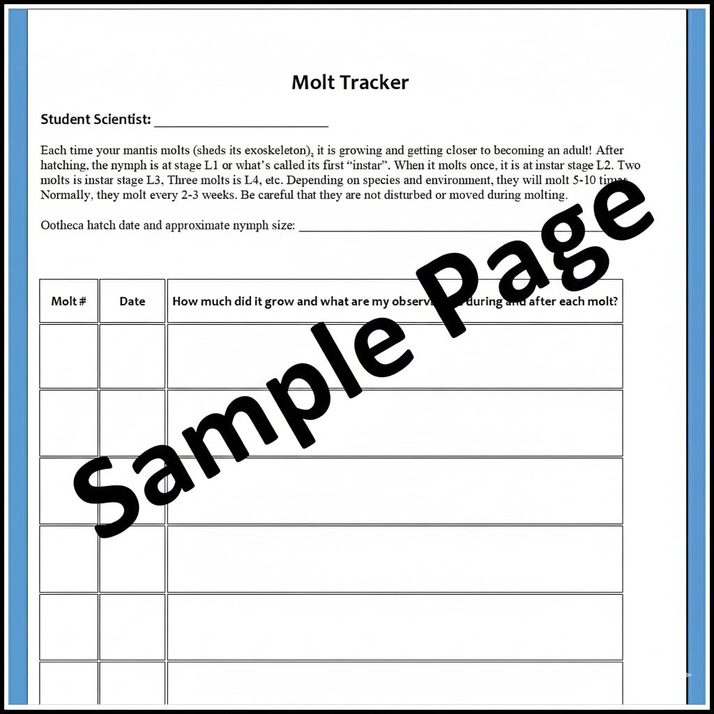 Educational - Mantis Learning Workshop and Observation Lab eBook