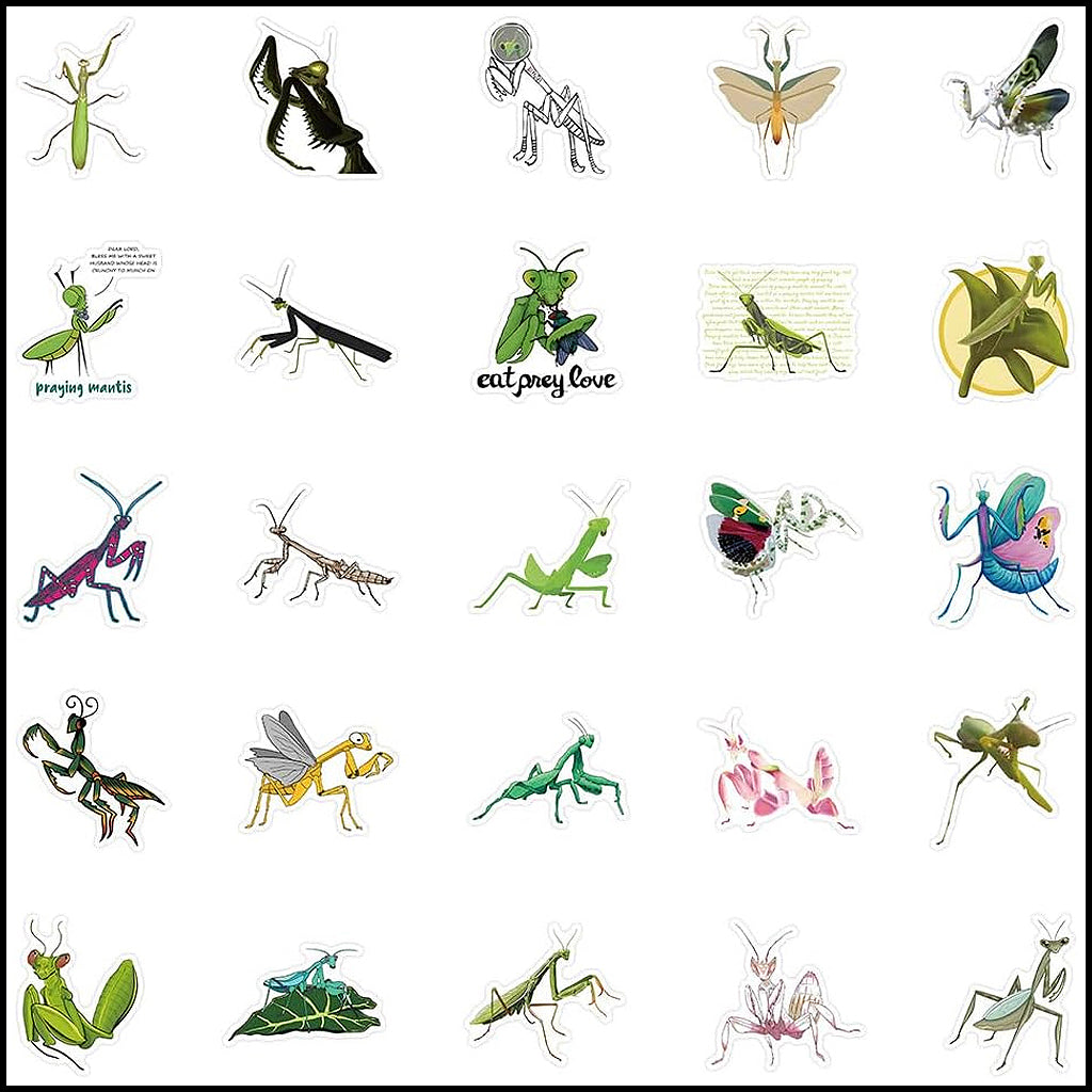 Praying Mantis Stickers