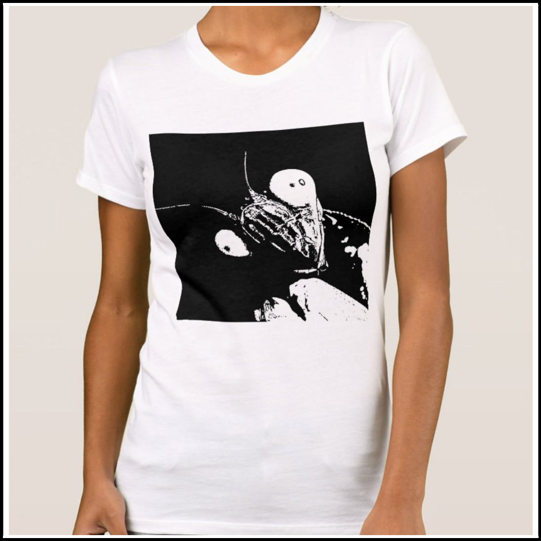 T-Shirt Women's - Black & White