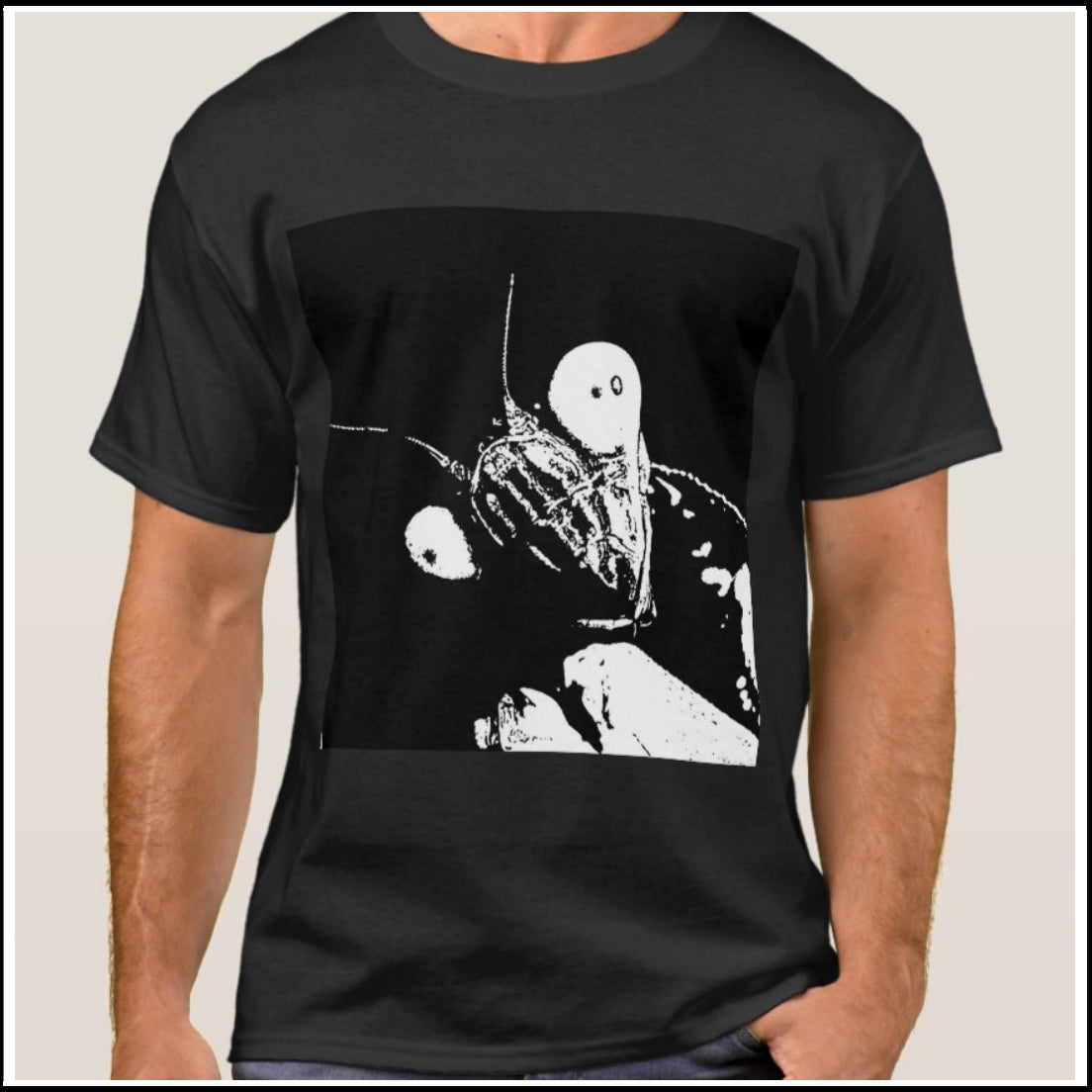 T-Shirt Men's - Black & White