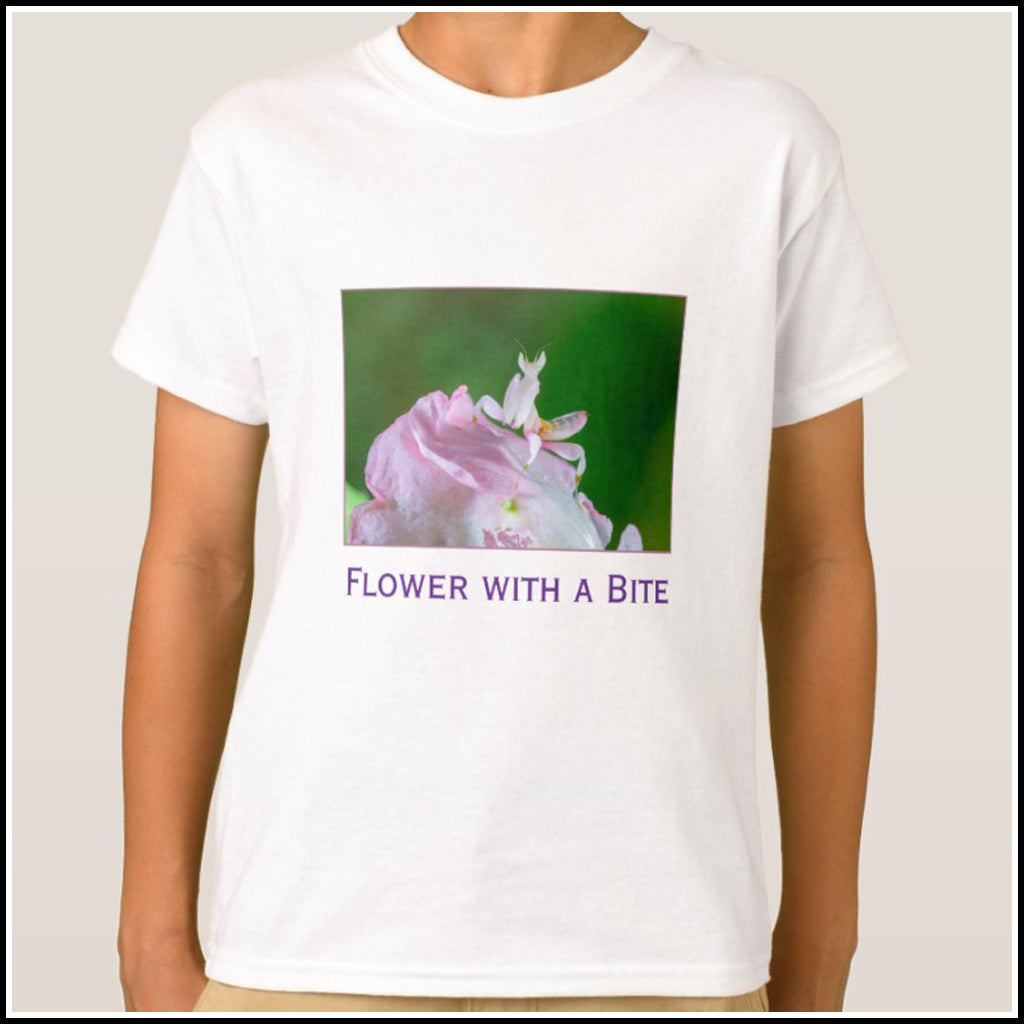 T-Shirt Kids- Flower With a Bite