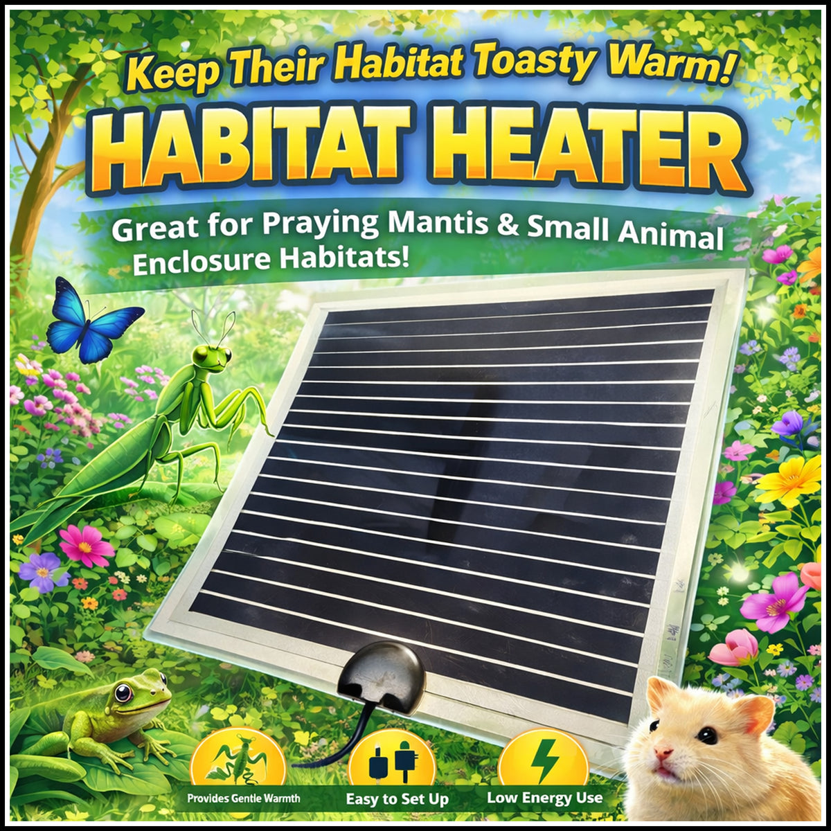 Praying Mantis Accessory - Habitat Heater – PrayingMantisShop.com