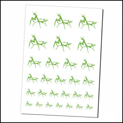 Fun - Praying Mantis Temporary Tattoos / Decals