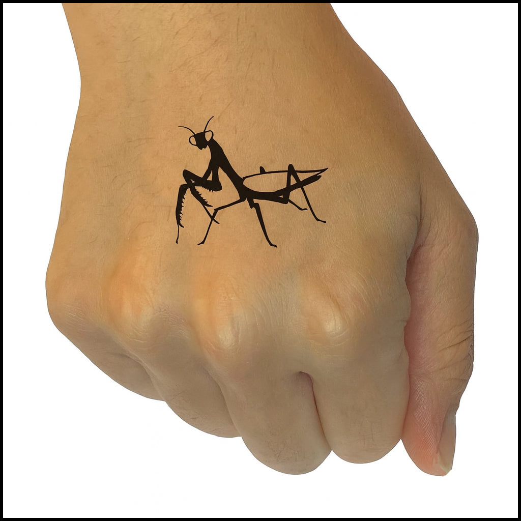Fun - Praying Mantis Temporary Tattoos / Decals