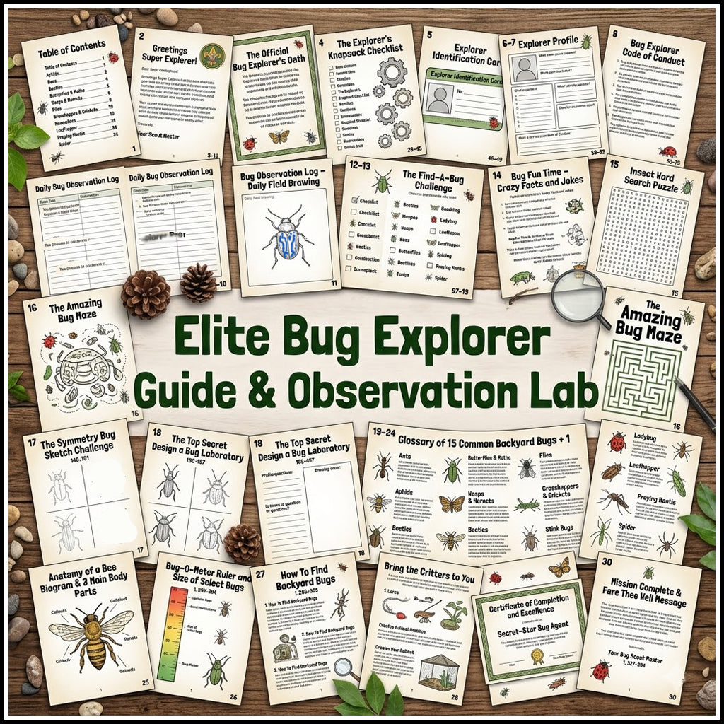 Educational -  Elite Bug Explorer's Guide & Observation Lab