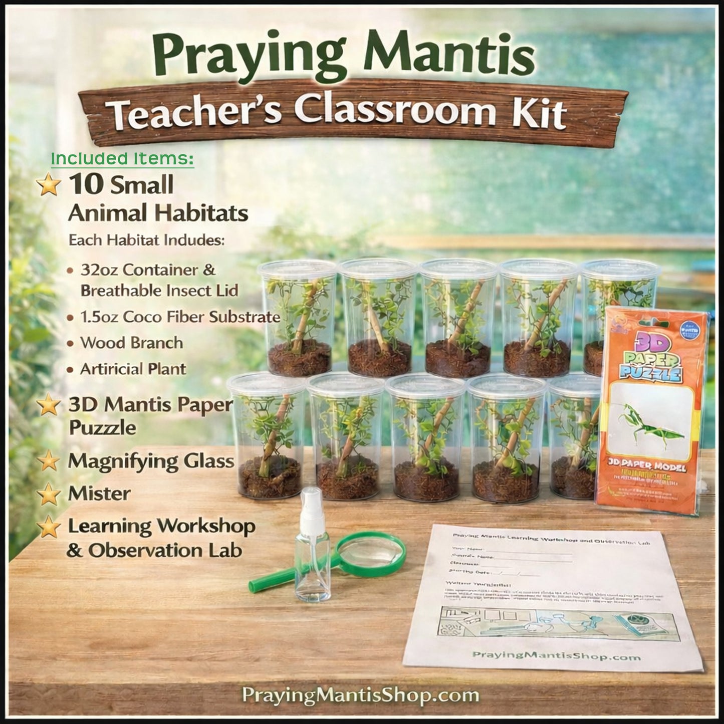 Educational -  Mantis Teacher's Classroom Learning Kit