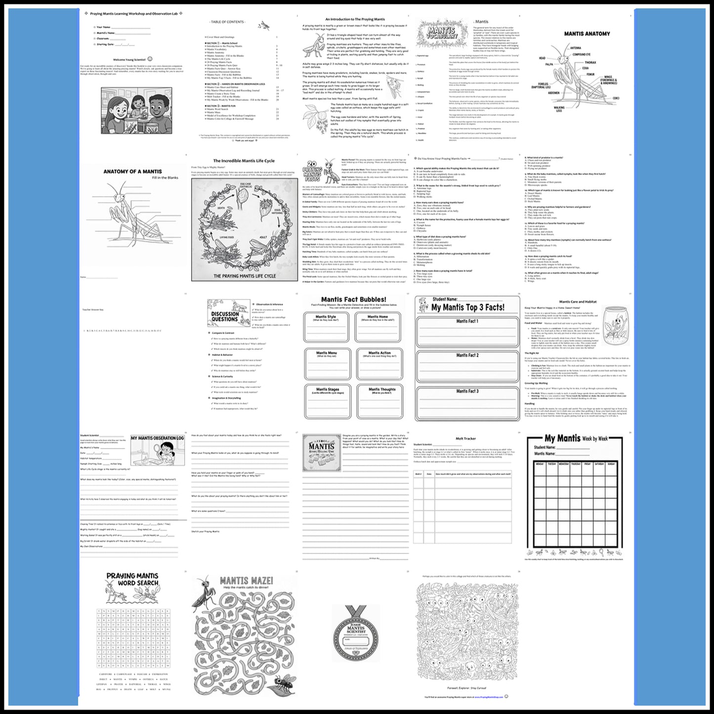 Educational -  Mantis Teacher's Classroom Learning Kit