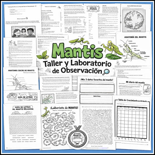 Educational -  Mantis Learning Workshop and Observation Lab eBook in SPANISH
