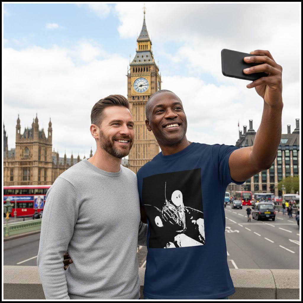 T-Shirt Men's - Black & White