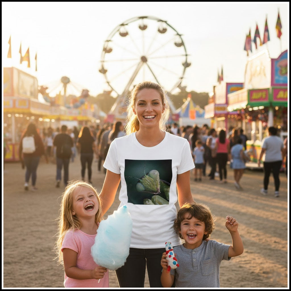 T-Shirt Women's - Mosaic Mantis Face