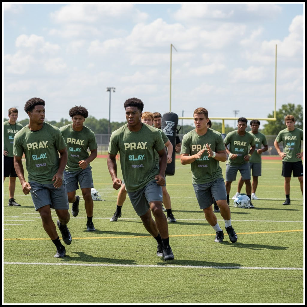 T-Shirt Men's - Pray. Slay. Repeat.