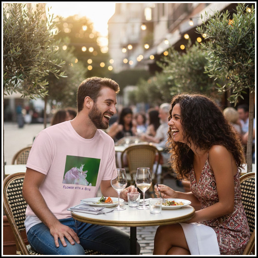 T-Shirt Men's - Flower With a Bite