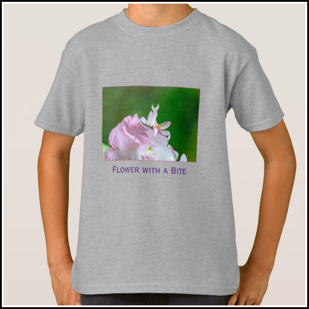 T-Shirt Kids- Flower With a Bite