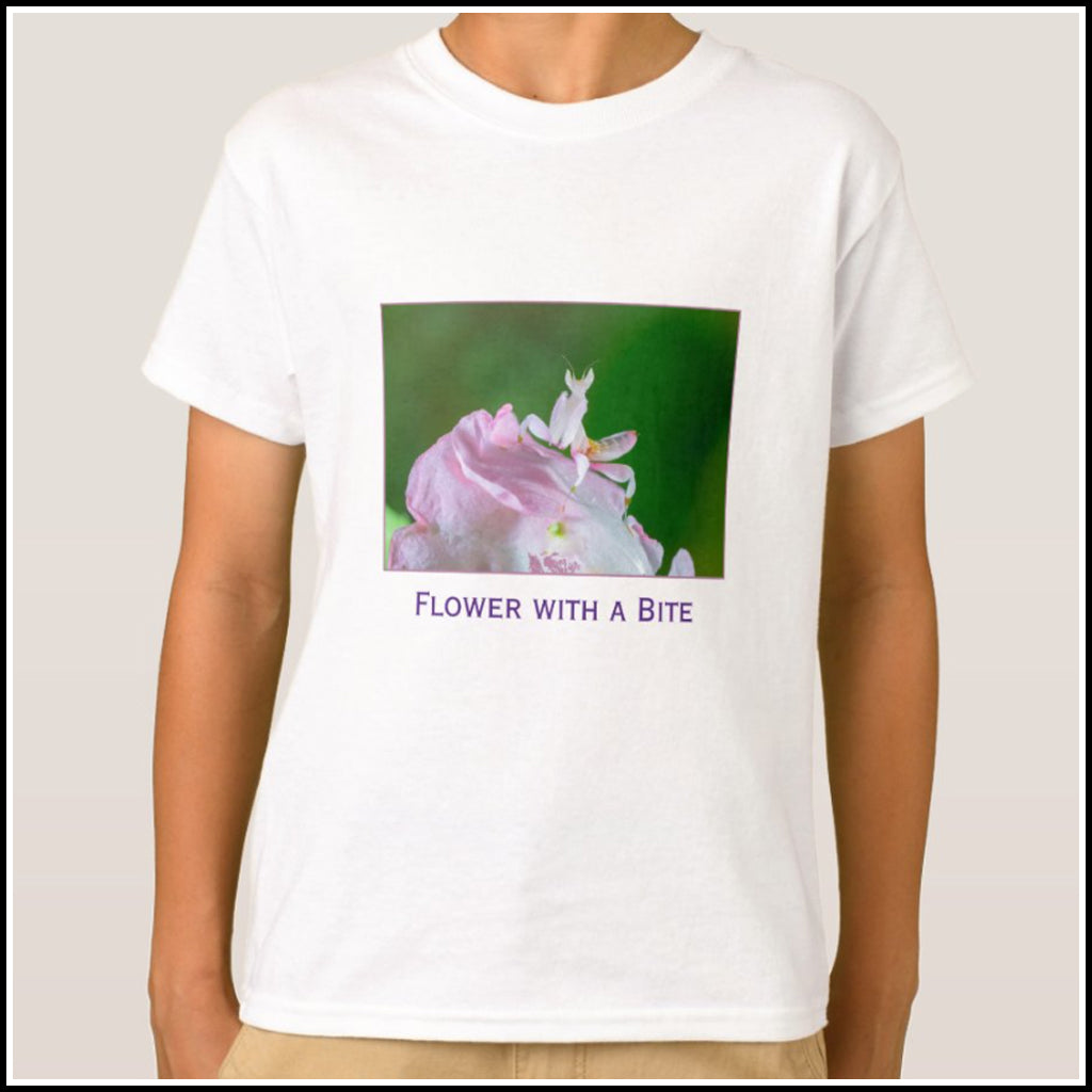 T-Shirt Kids- Flower With a Bite