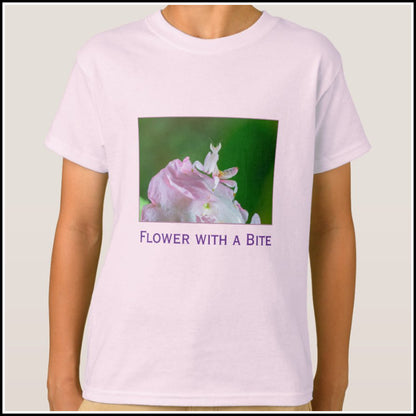 T-Shirt Kids- Flower With a Bite