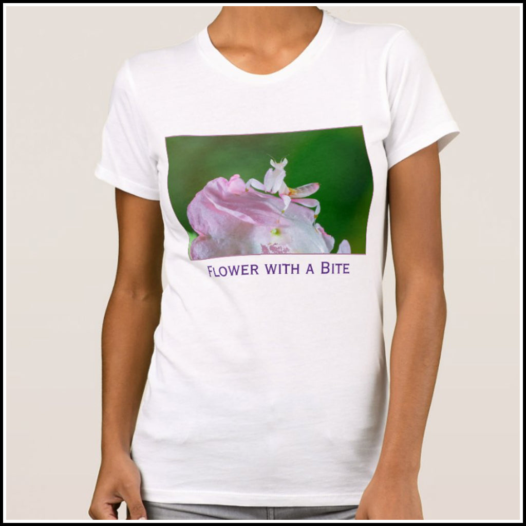 T-Shirt Women's - Flower With a Bite