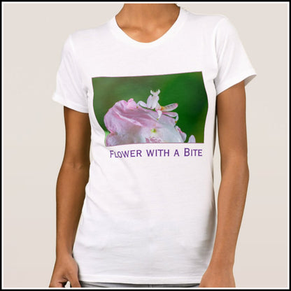 T-Shirt Women's - Flower With a Bite