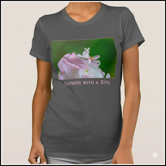 T-Shirt Women's - Flower With a Bite