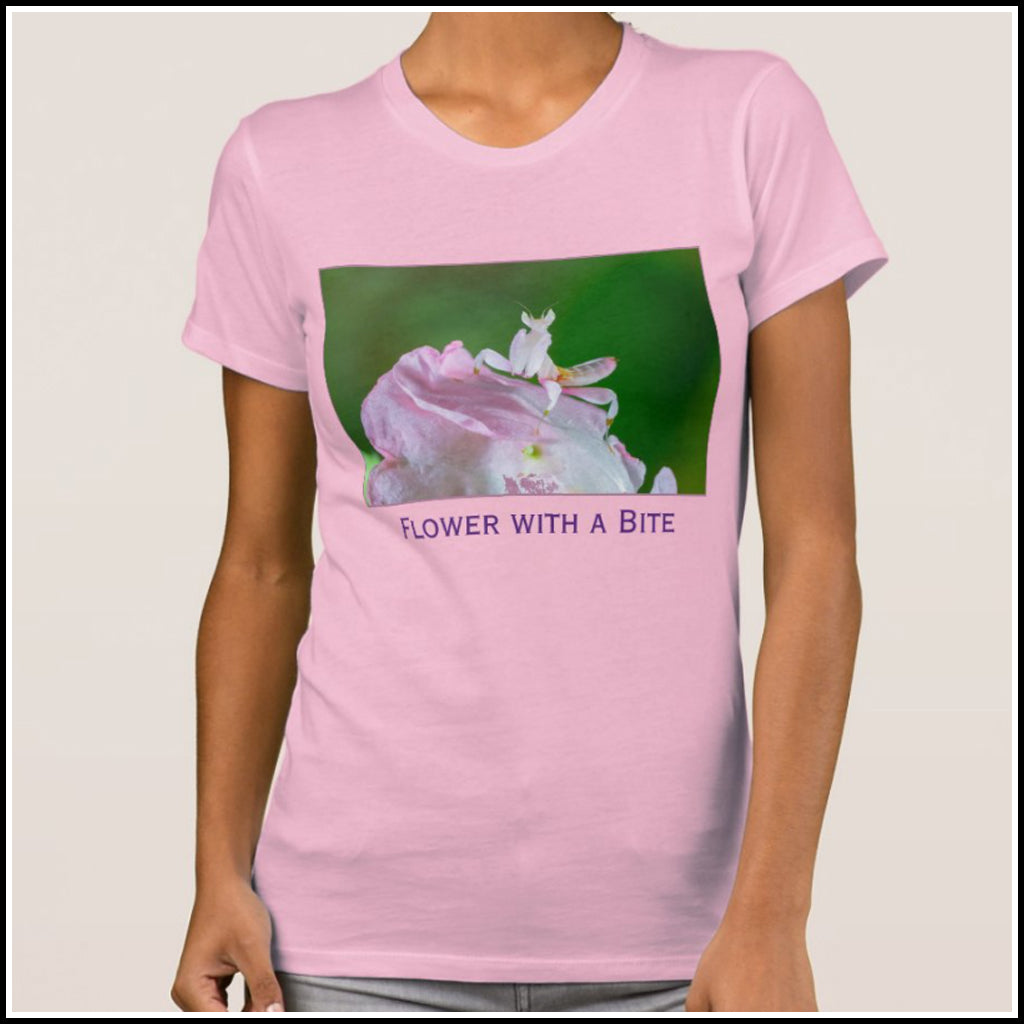 T-Shirt Women's - Flower With a Bite