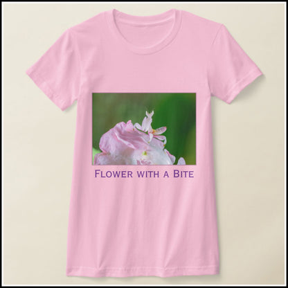 T-Shirt Women's - Flower With a Bite