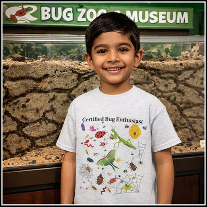 T-Shirt Kids - Certified Bug Enthusiast