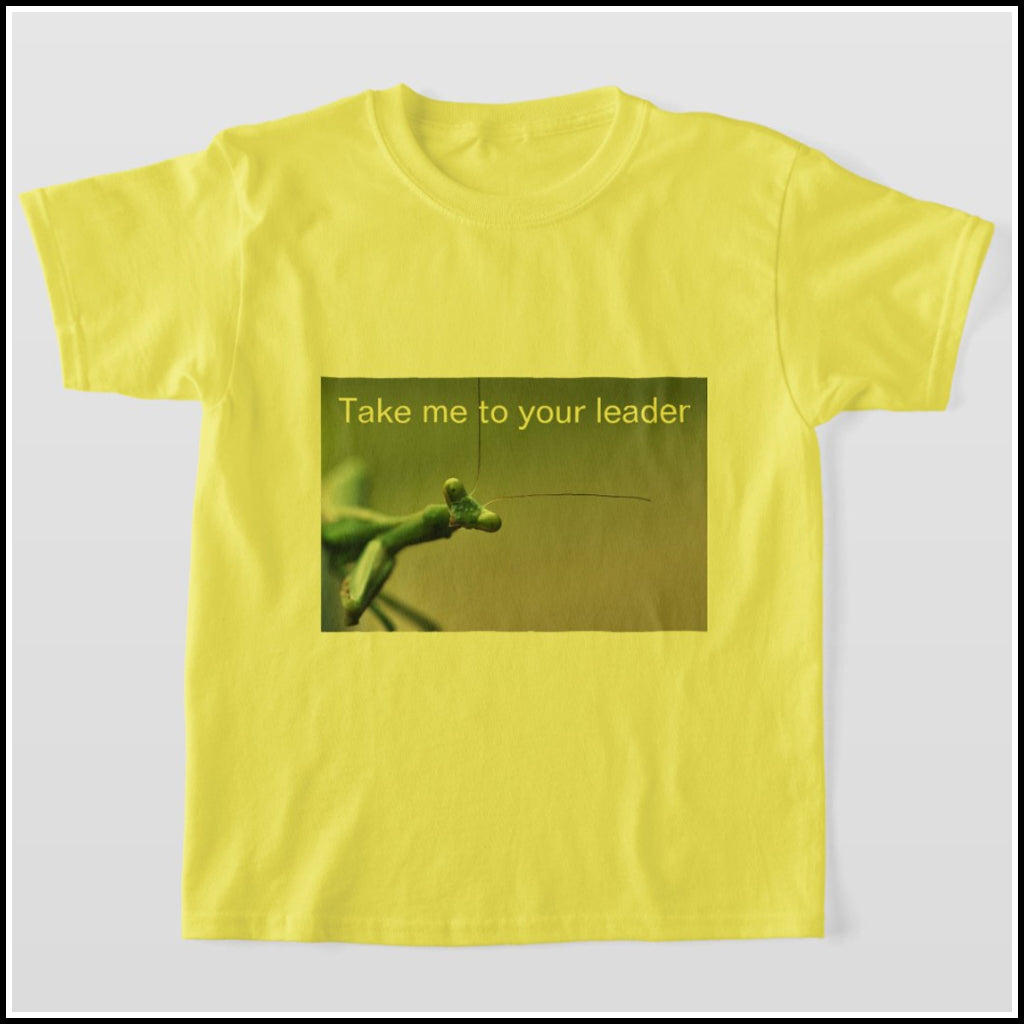 T-Shirt Kids- Take Me To Your Leader