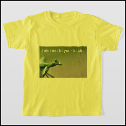 T-Shirt Kids- Take Me To Your Leader