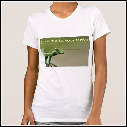 T-Shirt Women's - Take me to your leader