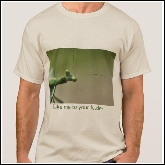 T-Shirt Men's - Take Me To Your Leader