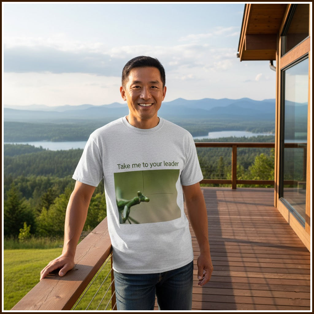 T-Shirt Men's - Take Me To Your Leader
